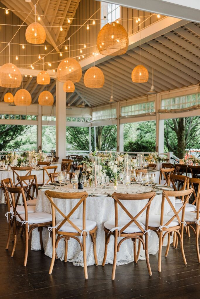 Bedell Cellars wedding reception